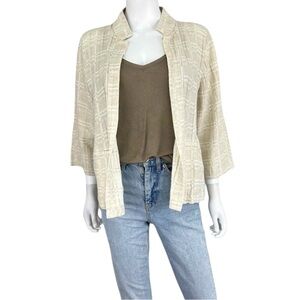 EILEEN FISHER Division Jacquard Jacket LP A0023